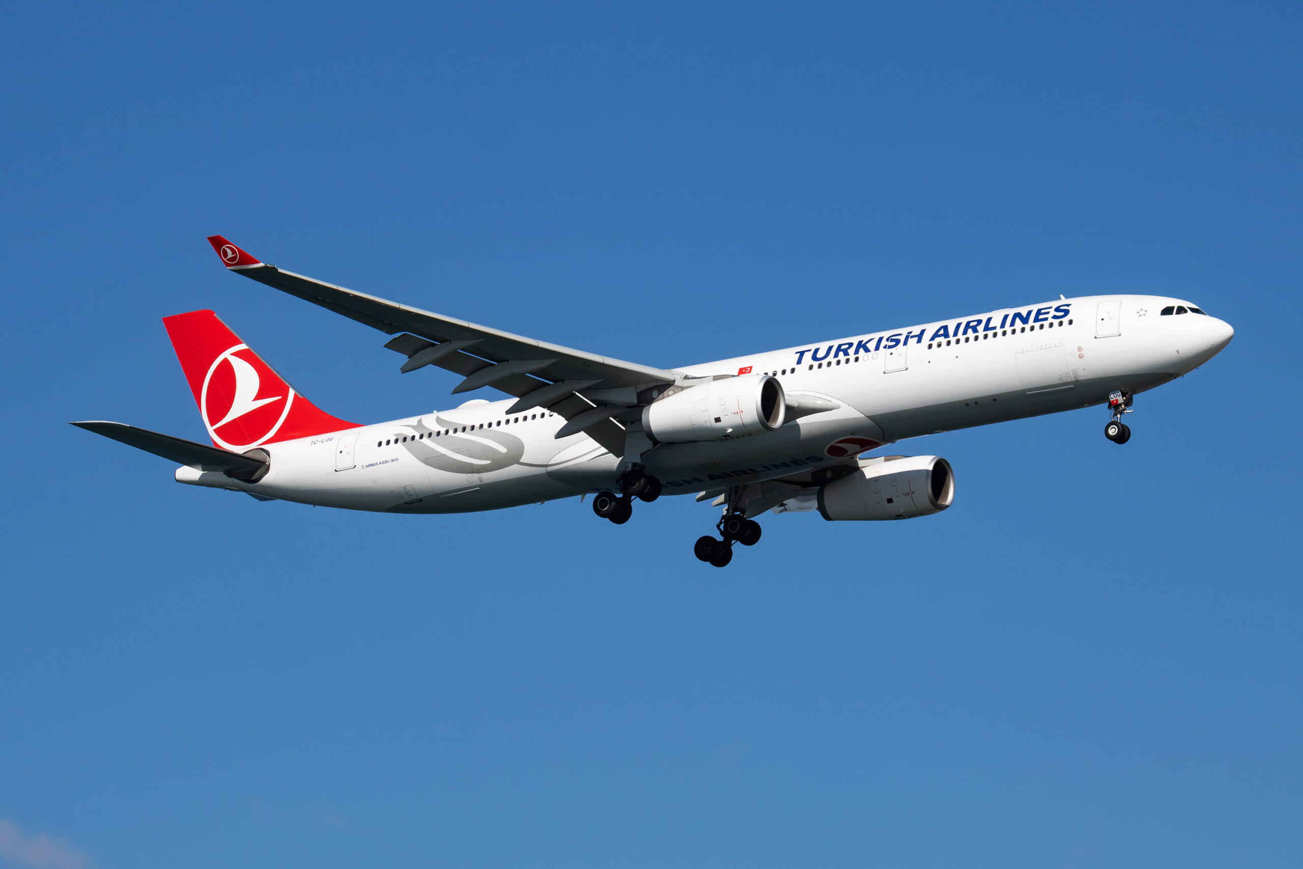 Home turkish airlines airbus a330 300 tc log passenger plane landing